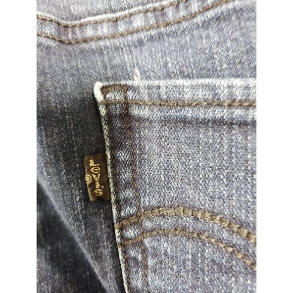 Levis 535 Jeans Size 13 Womens Blue Denim Stretch Pants Mid Rise Jegging - Picture 12 of 14